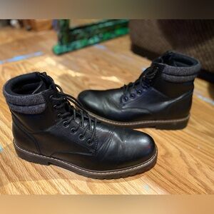 Sonoma Men's "Stratford" Boots w/Ortholite Size 10W Black